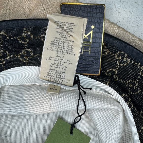 GUCCI GG BUCKET HAT UNISEX - Picture 13 of 13